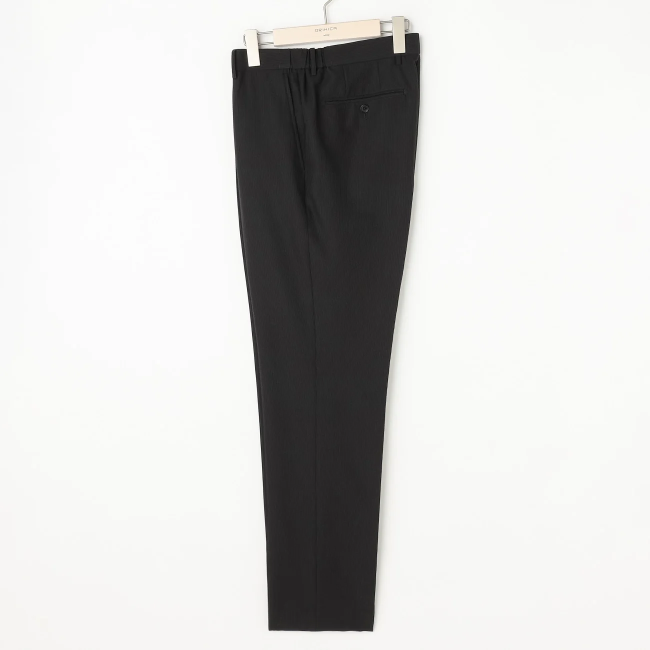 THE THIRD SUITS Japanese Fabric High-Breathability Seersucker Pants - Black - Image 3