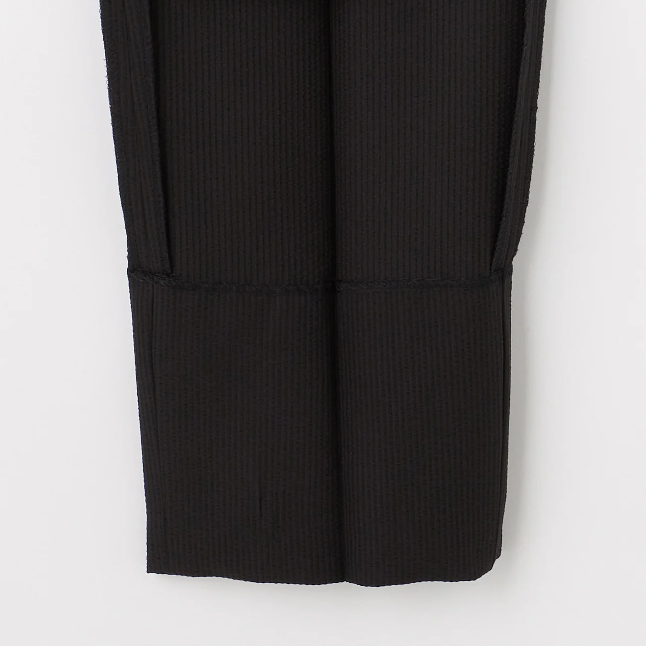 THE THIRD SUITS Japanese Fabric High-Breathability Seersucker Pants - Black - Image 8