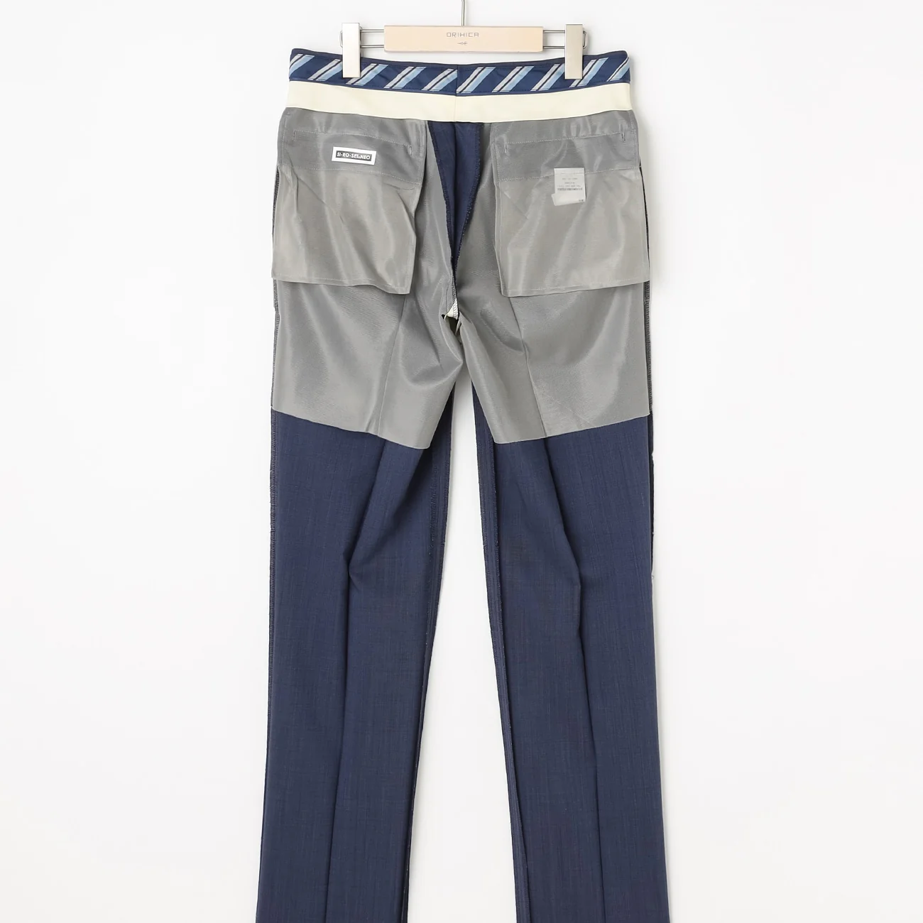 Super Cool High-breathability Pinhead Suit Pants - Navy - Image 9