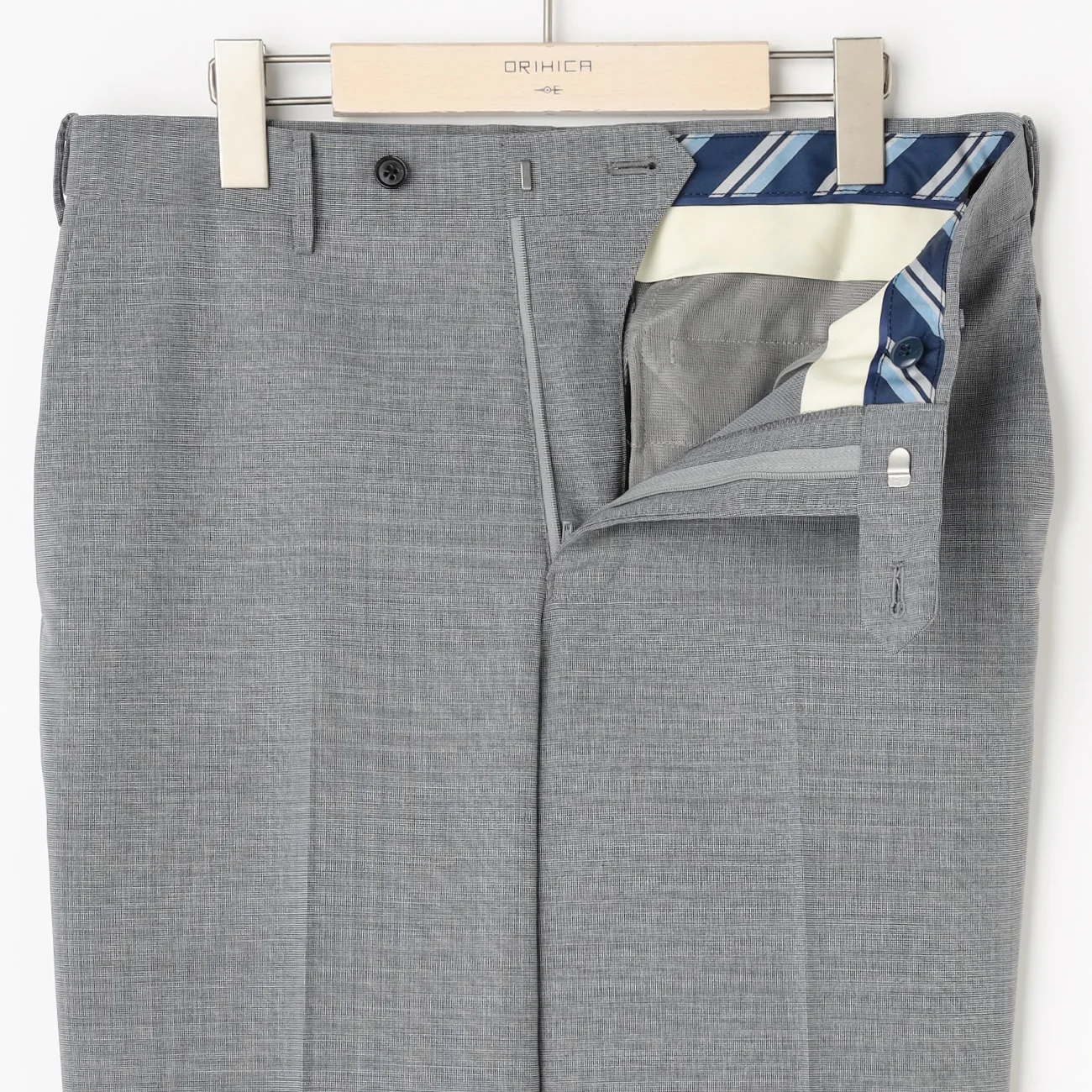 Super Cool High-breathability Pinhead Suit Pants - Light Gray - Image 4