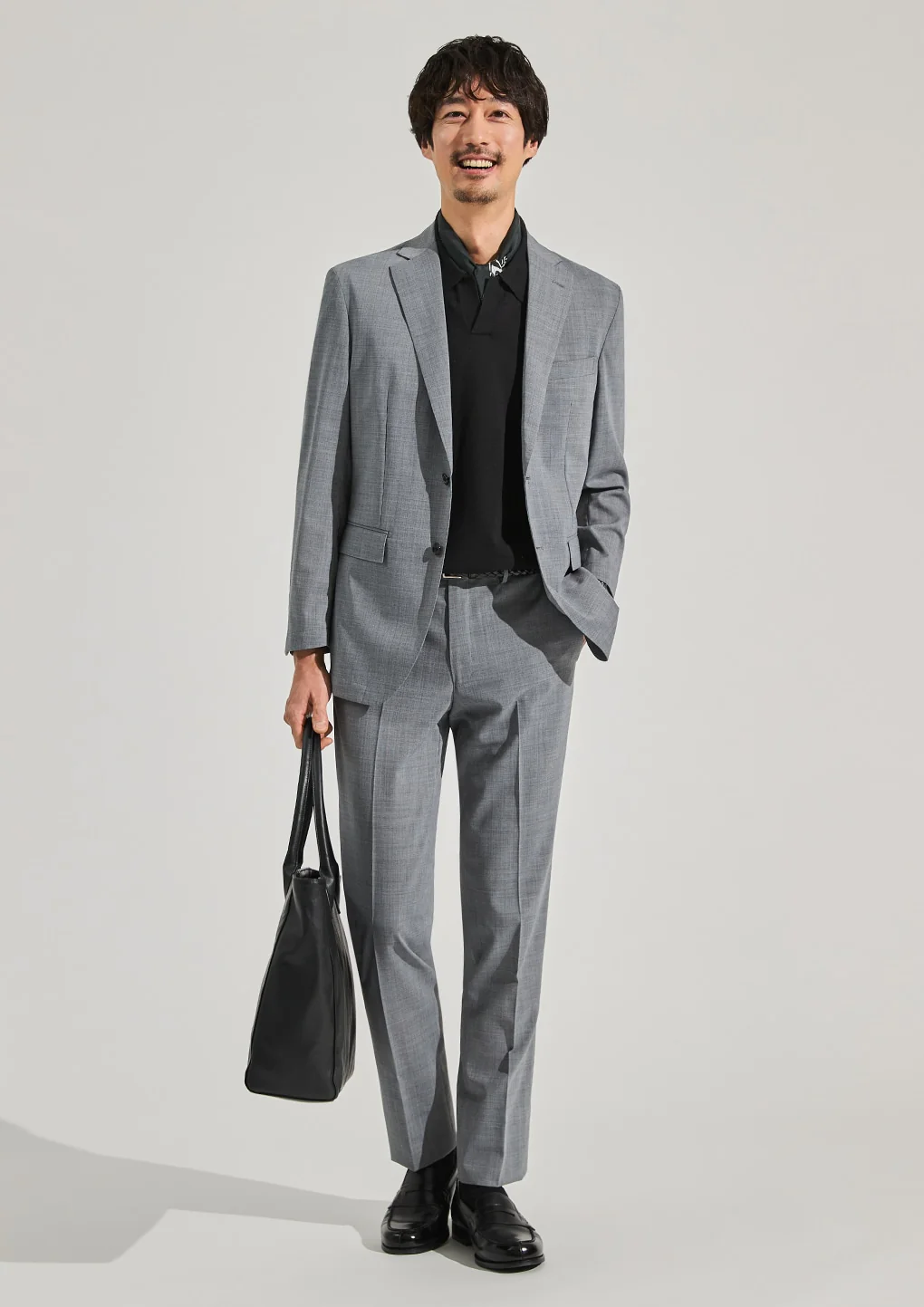 Super Cool High-breathability Pinhead Suit Pants - Light Gray - Image 9