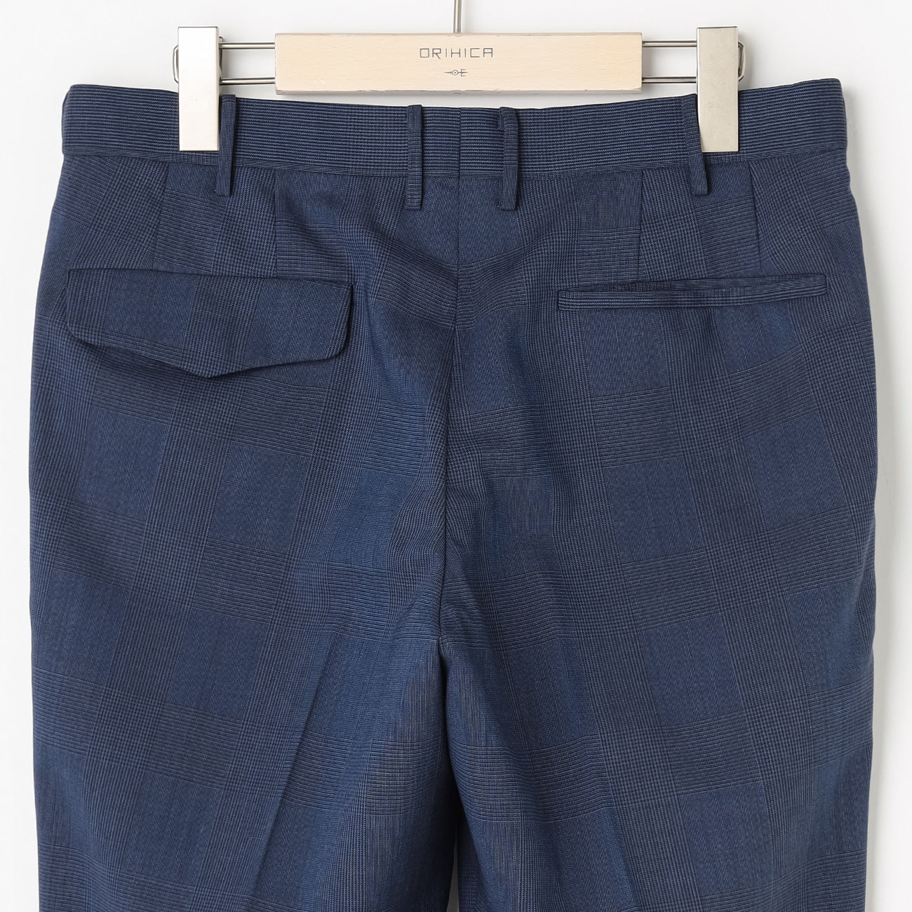 Super Cool High-breathability Glen-Plaid Suit Pants - Navy - Image 6