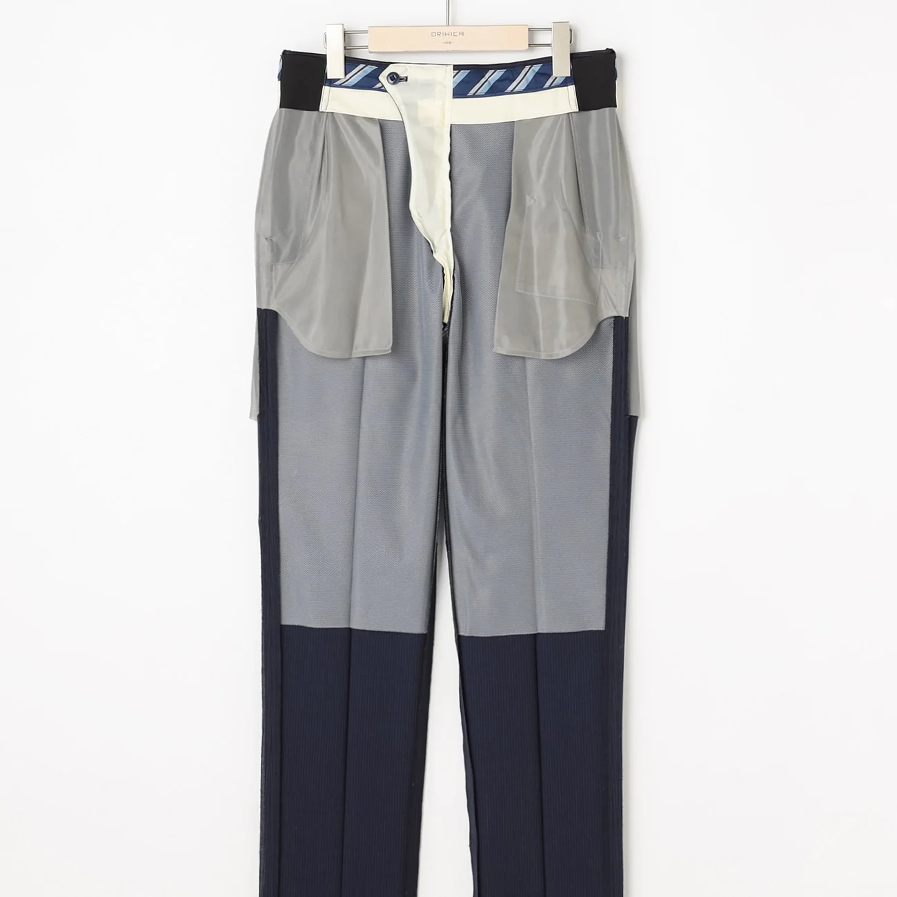 Super Cool High-breathability Striped Pants - Navy - Image 6