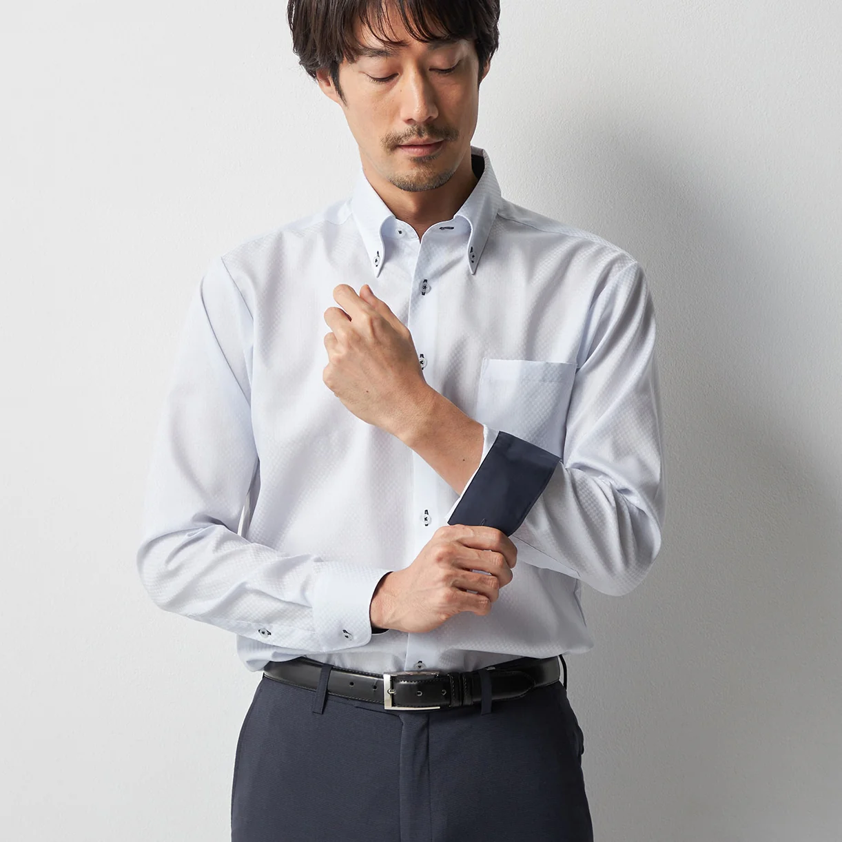 Super Non-Iron Button-Down Shirt - Blue