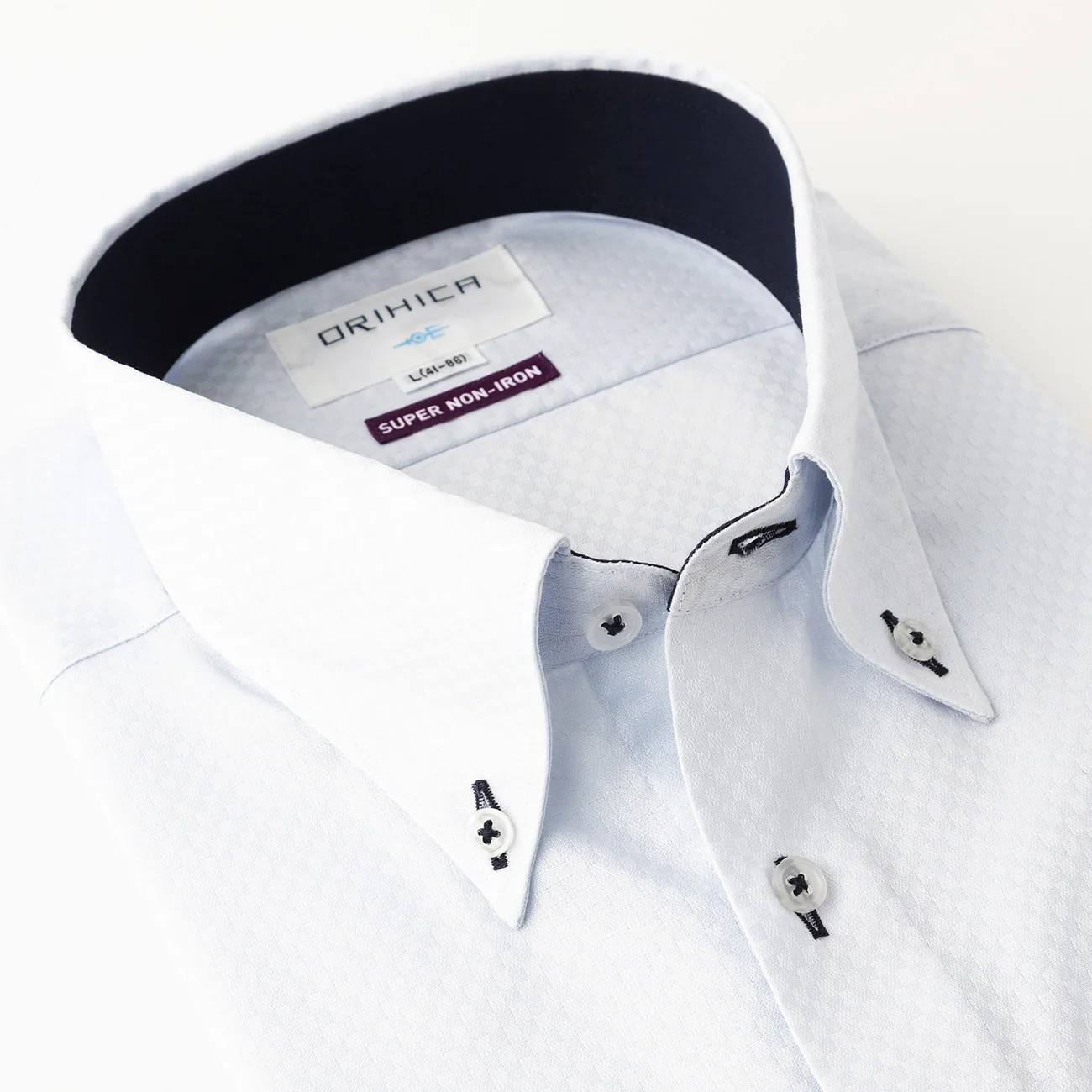 Super Non-Iron Button-Down Shirt - Blue - Image 4