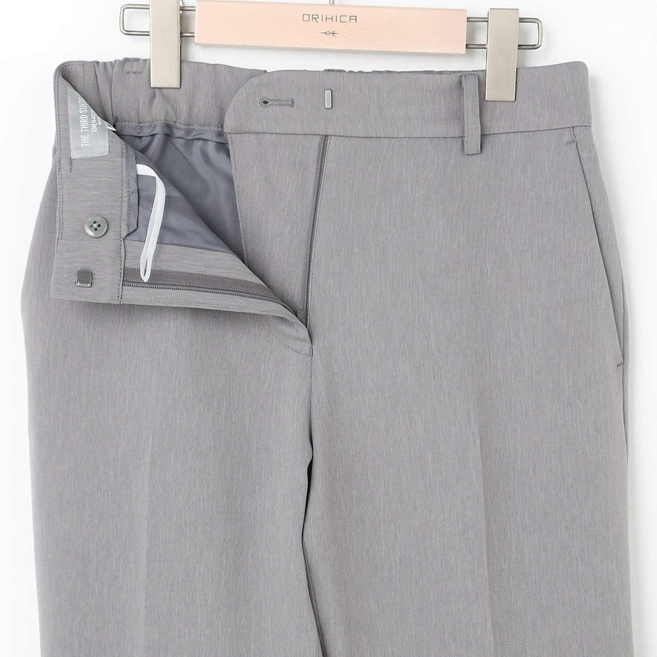 THE THIRD SUITS Cropped Pants - Light Gray - Image 5