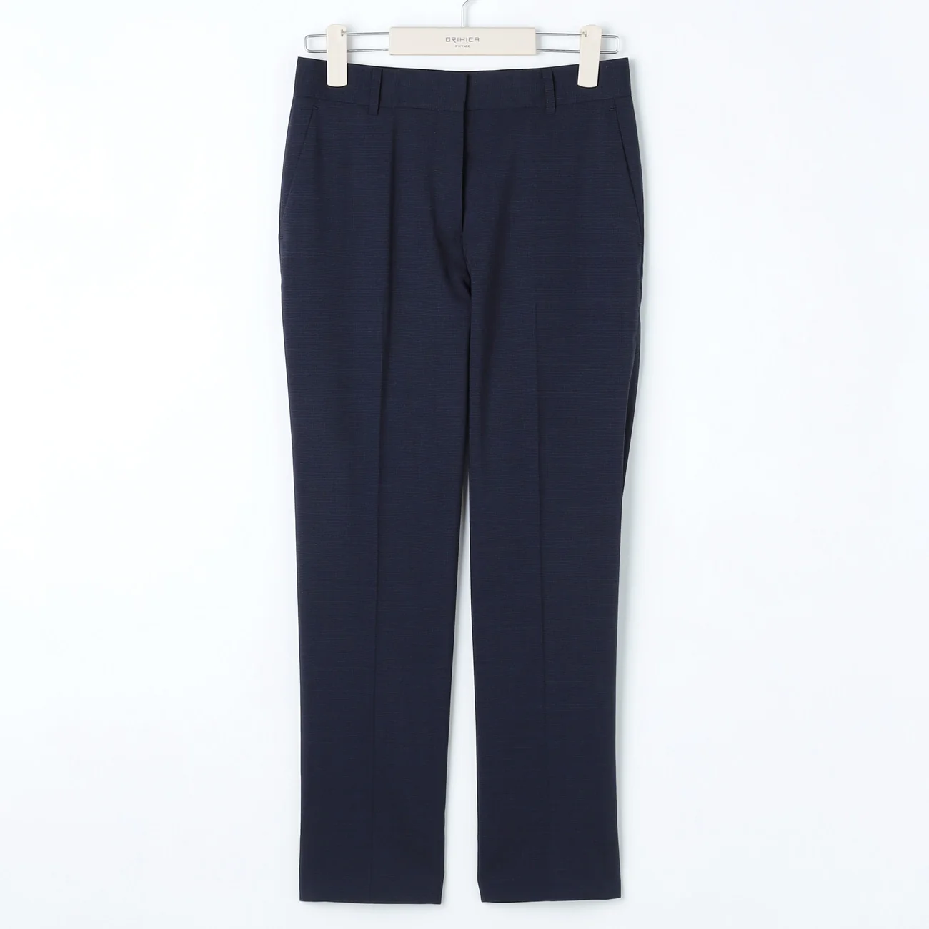 High-breathability Washable Stretch Cropped Pants - Navy - Image 6