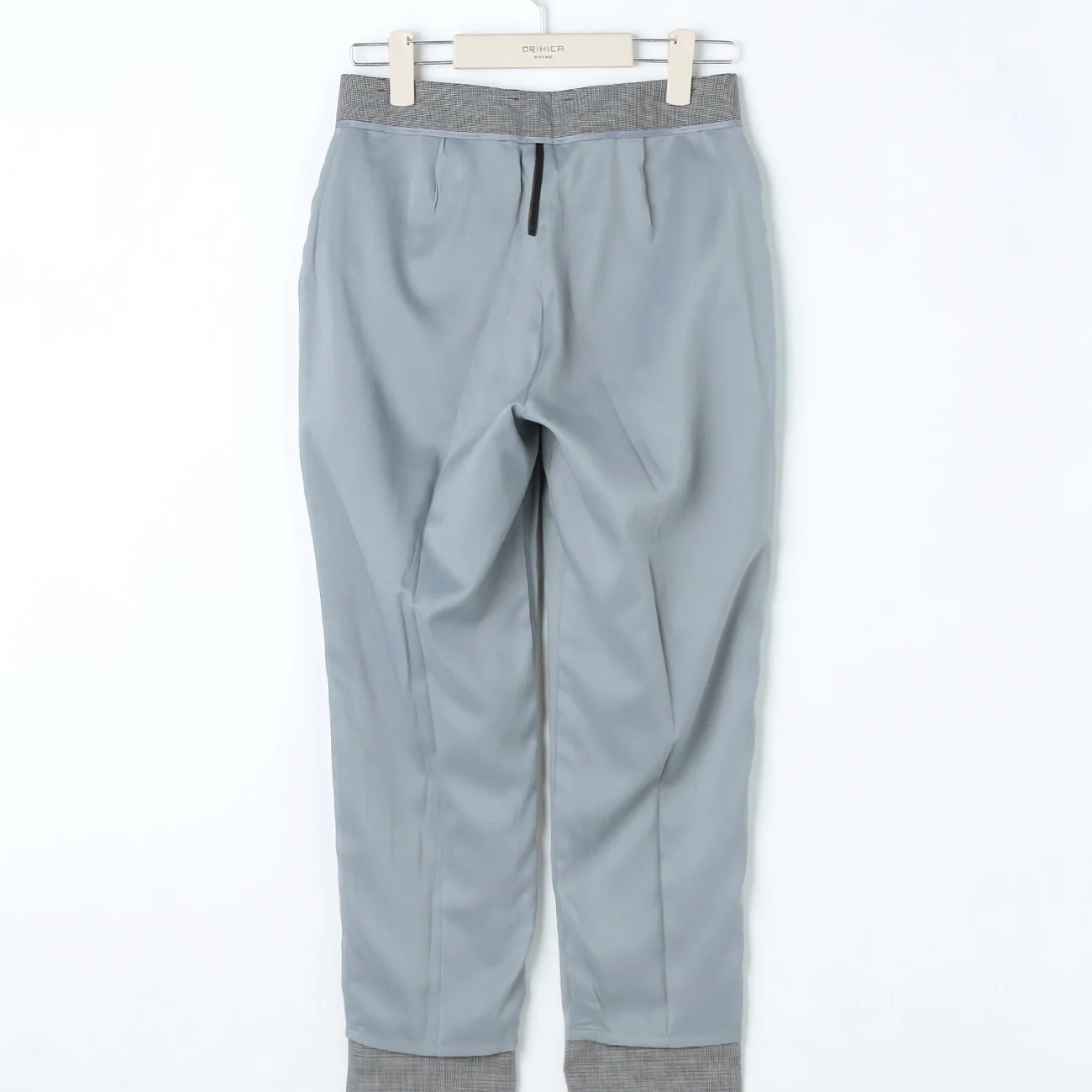 High-breathability Washable Stretch Cropped Pants - Blue - Image 9