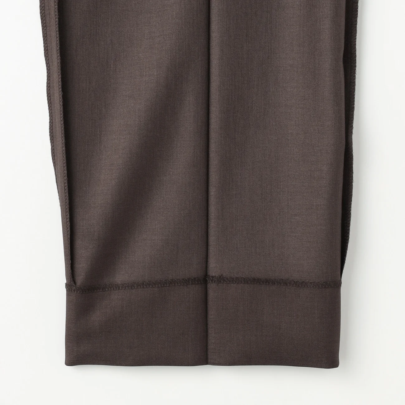 THE THIRD SUITS Linen-Like Wide Pants - Brown - Image 8