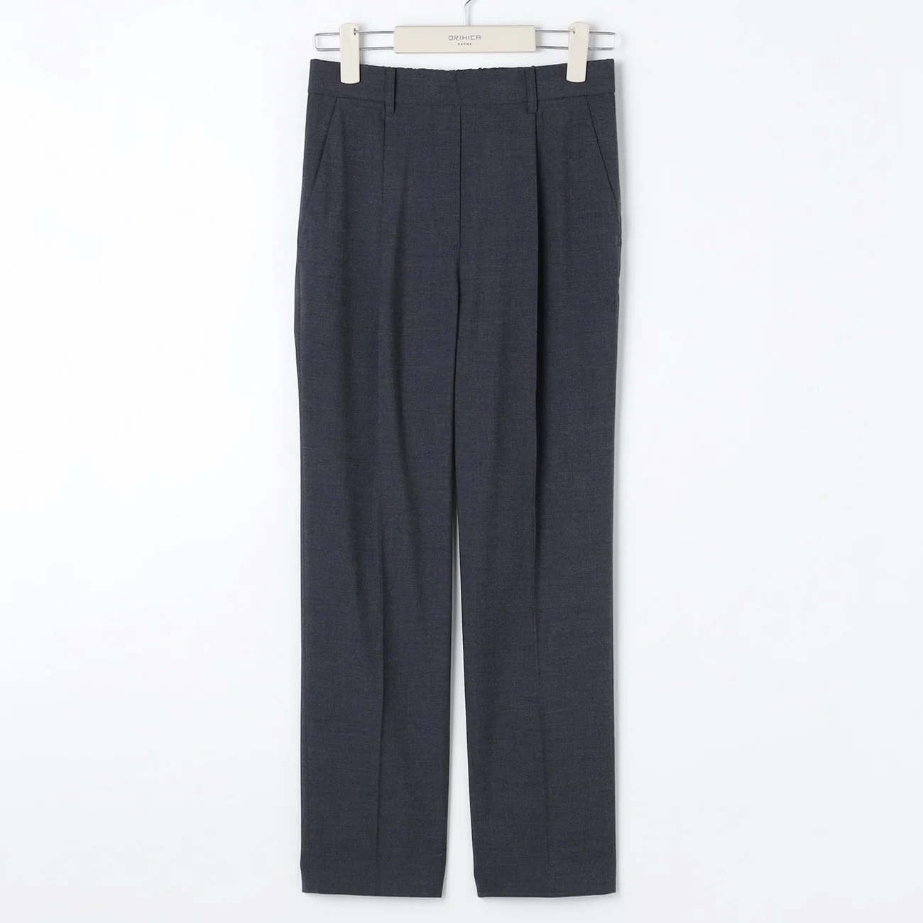 Flamingo Pants Airy Washable Stretch Tapered Pants - Navy - Image 4