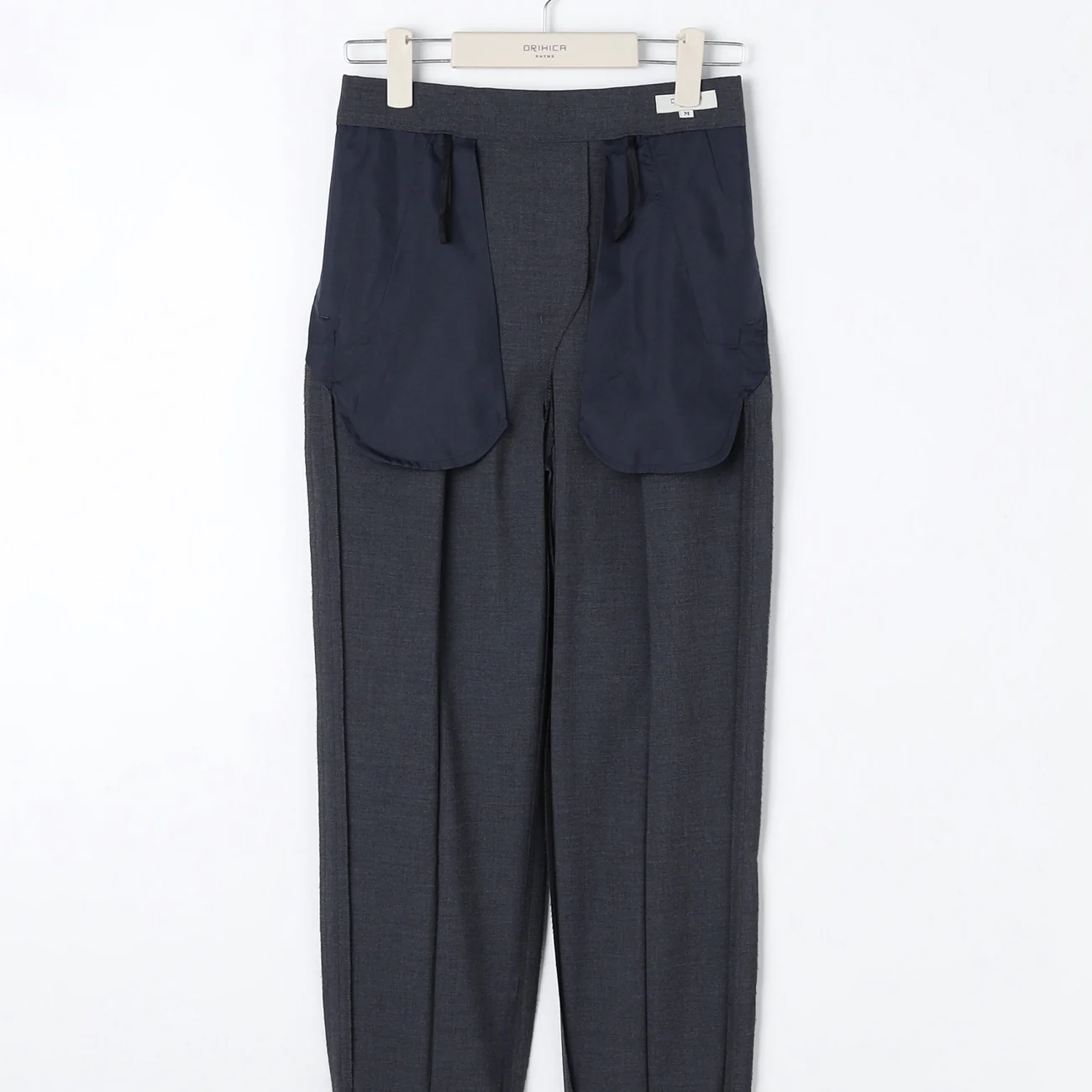 Flamingo Pants Airy Washable Stretch Tapered Pants - Navy - Image 7