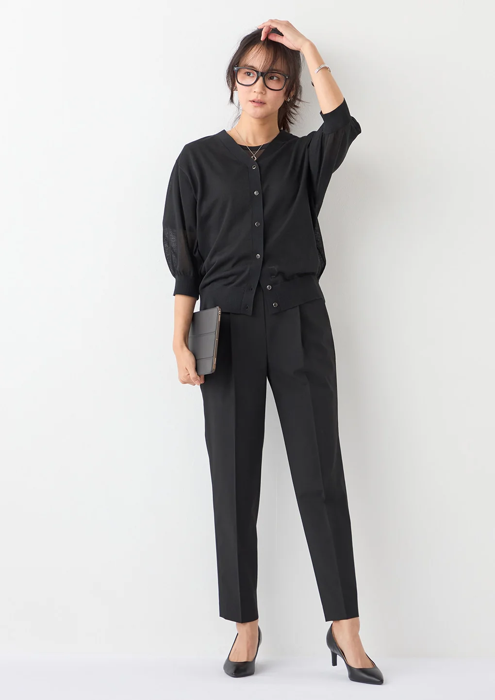 Flamingo Airy Tapered Pants - Black - Image 27
