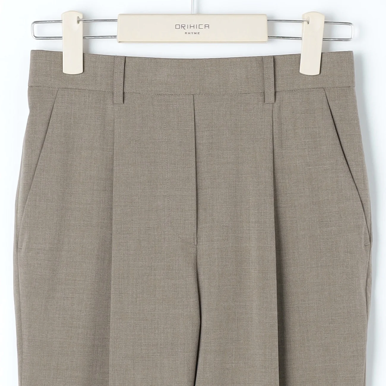 Flamingo Airy Tapered Pants - Beige - Image 6