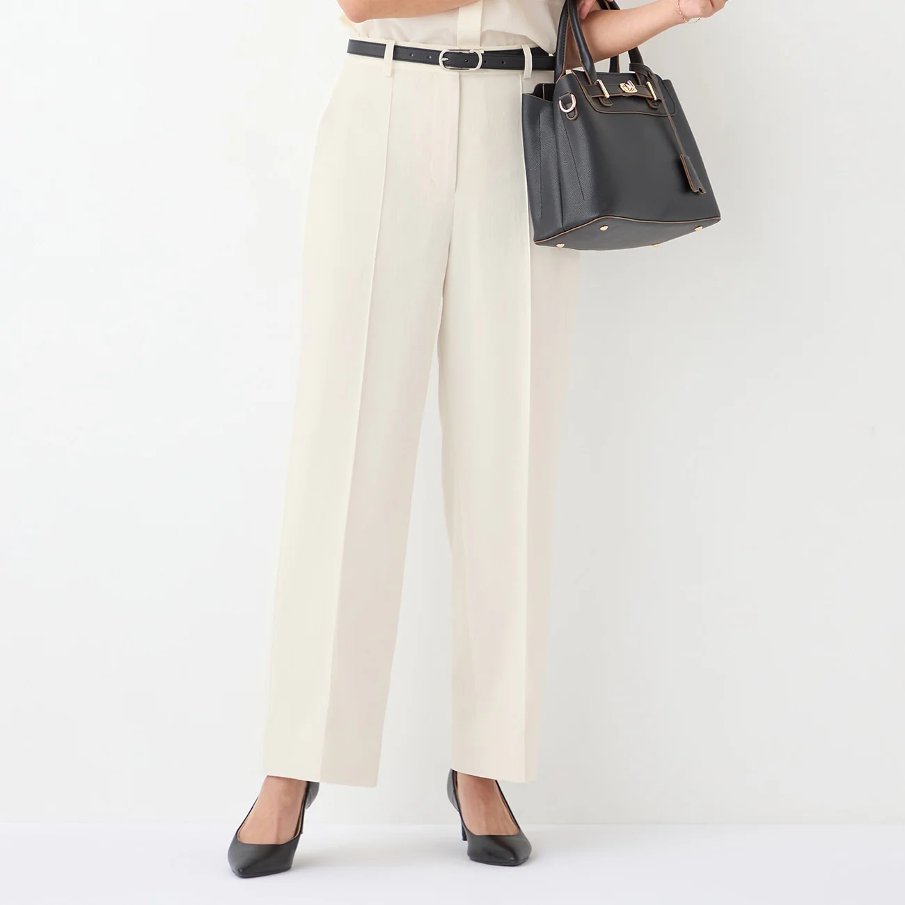 Flamingo Airy Wide Pants - Off-white - Image 5