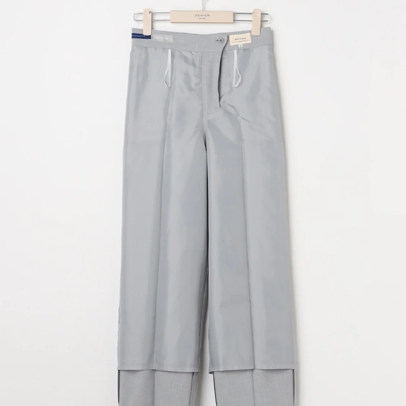 THE THIRD SUITS Wide Pants - Light Gray - Image 4