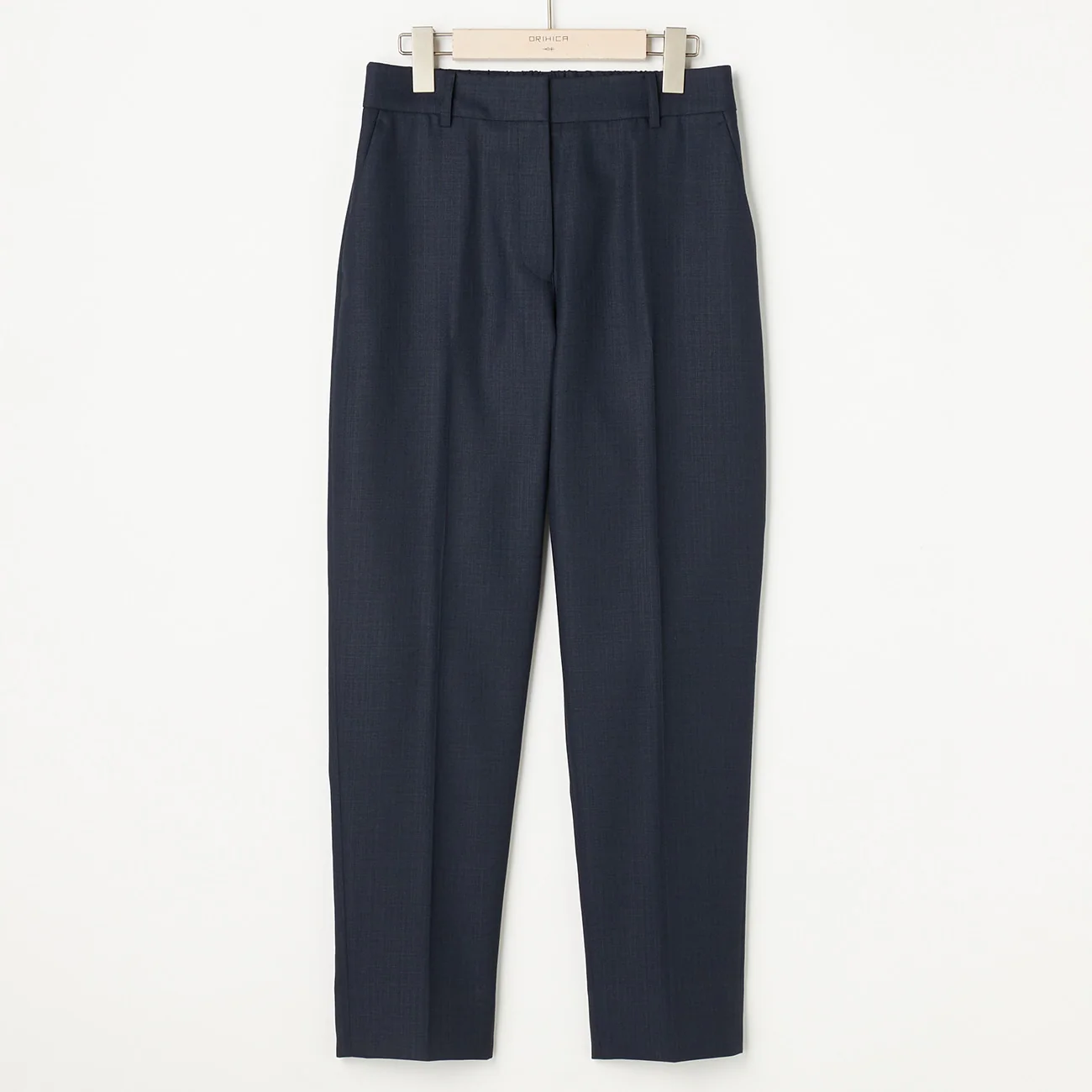 THE THIRD SUITS Linen-Like Cropped Pants - Navy - Image 5