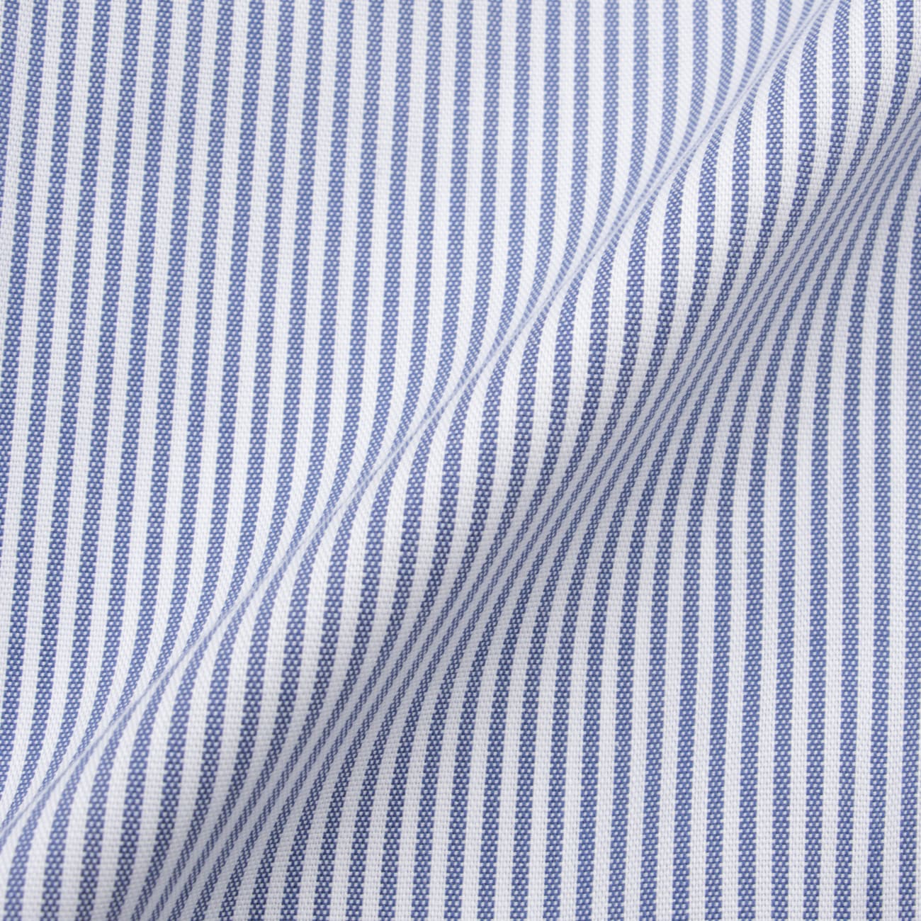 Business Casual Stripe Short Sleeve Button-Down Shirt - Blue - Image 5