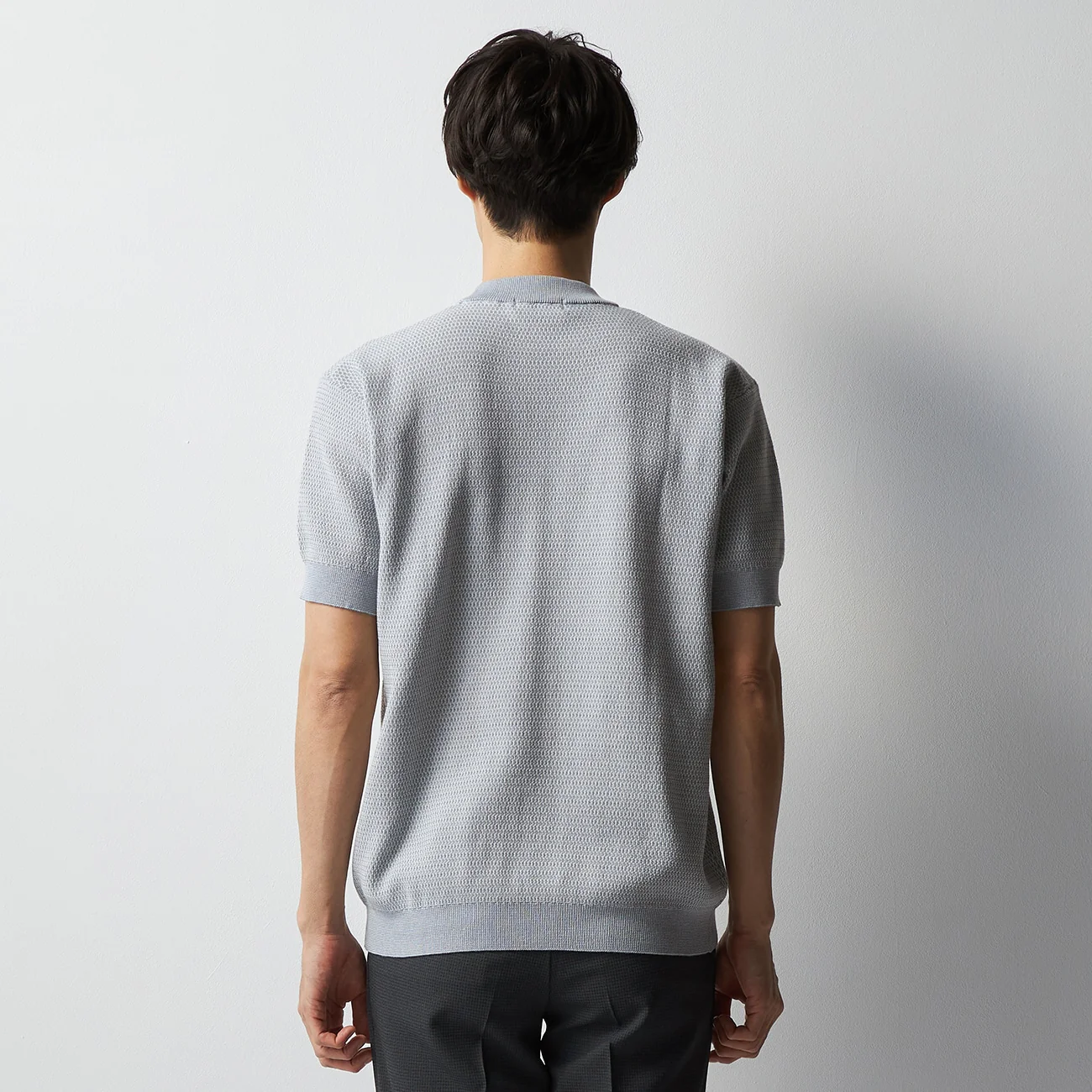 BIZ KNIT Textured Stripe Knit T-Shirt - Image 13