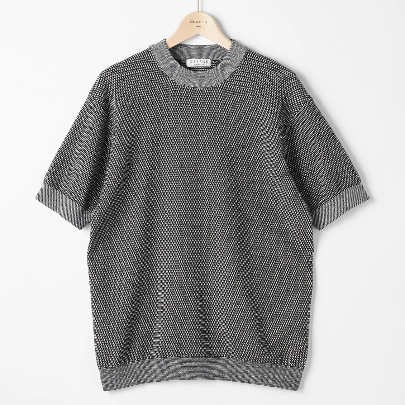 BIZ KNIT Textured Stripe Knit T-Shirt - Image 3