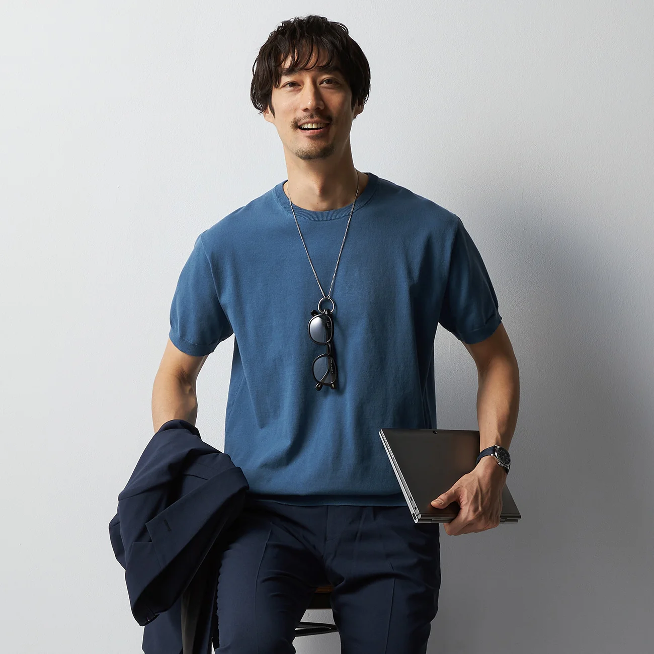 Plating Knit T-Shirt - Image 13