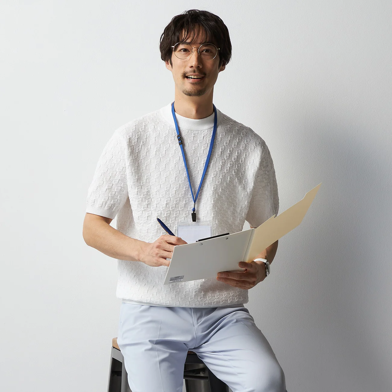 BIZSPO Jacquard Knit T-Shirt - Image 2