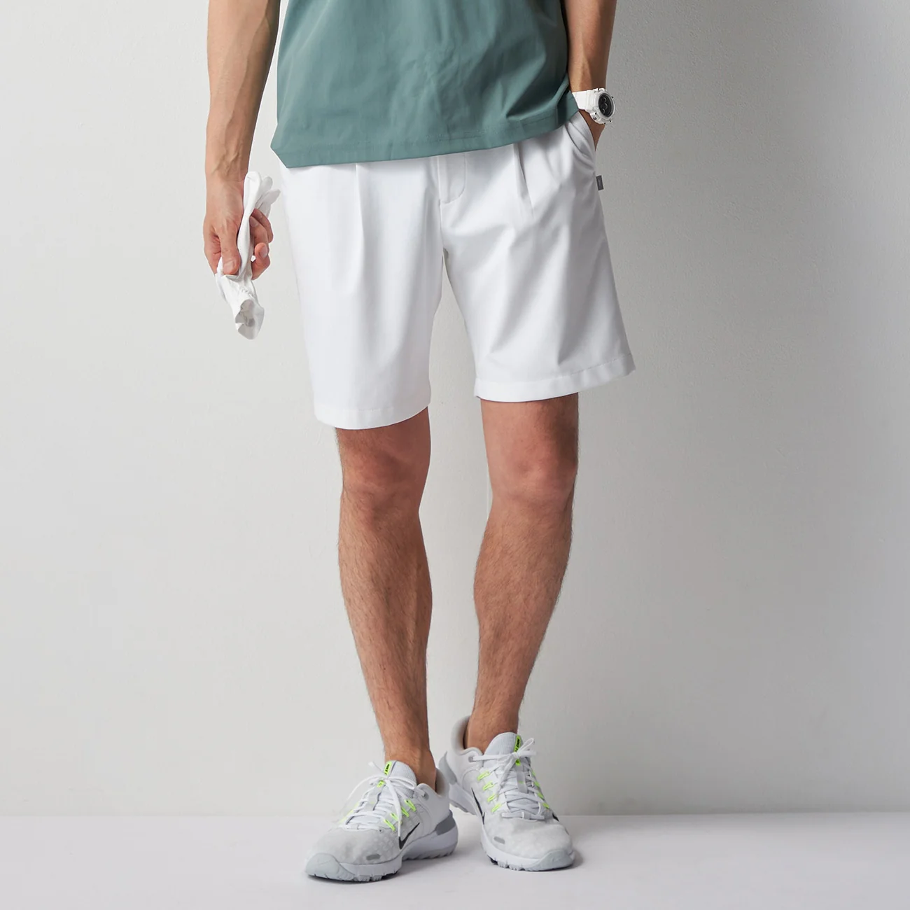 Japanese Fabric BIZSPO Shorts - Off-white - Image 2