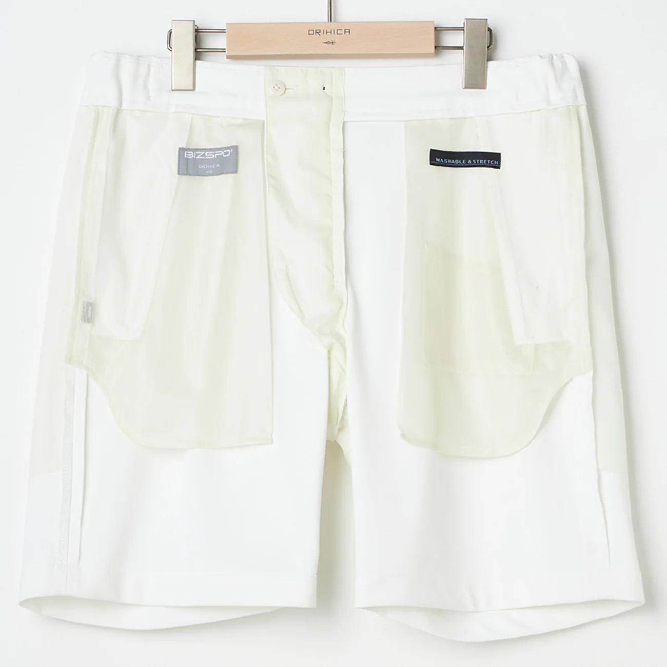 Japanese Fabric BIZSPO Shorts - Off-white - Image 6