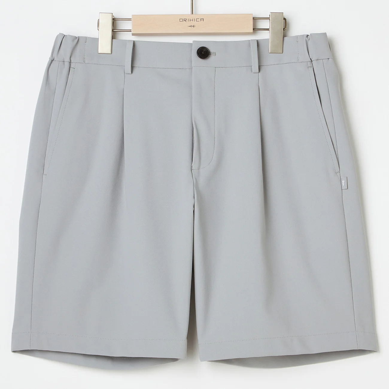 Japanese Fabric BIZSPO Shorts - Light Gray - Image 3
