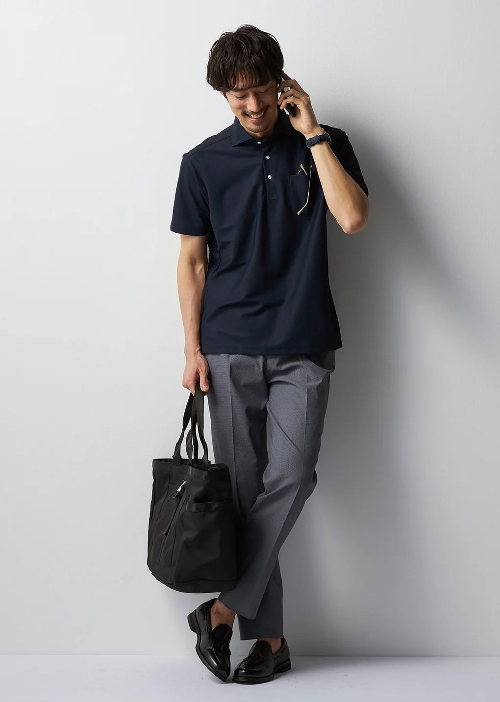 Business Casual Cool Touch Stretch Pants - Blue - Image 14