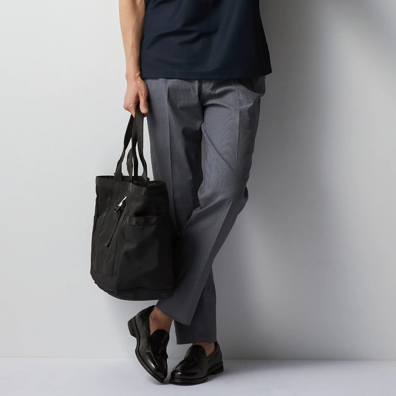 Business Casual Cool Touch Stretch Pants - Blue - Image 2