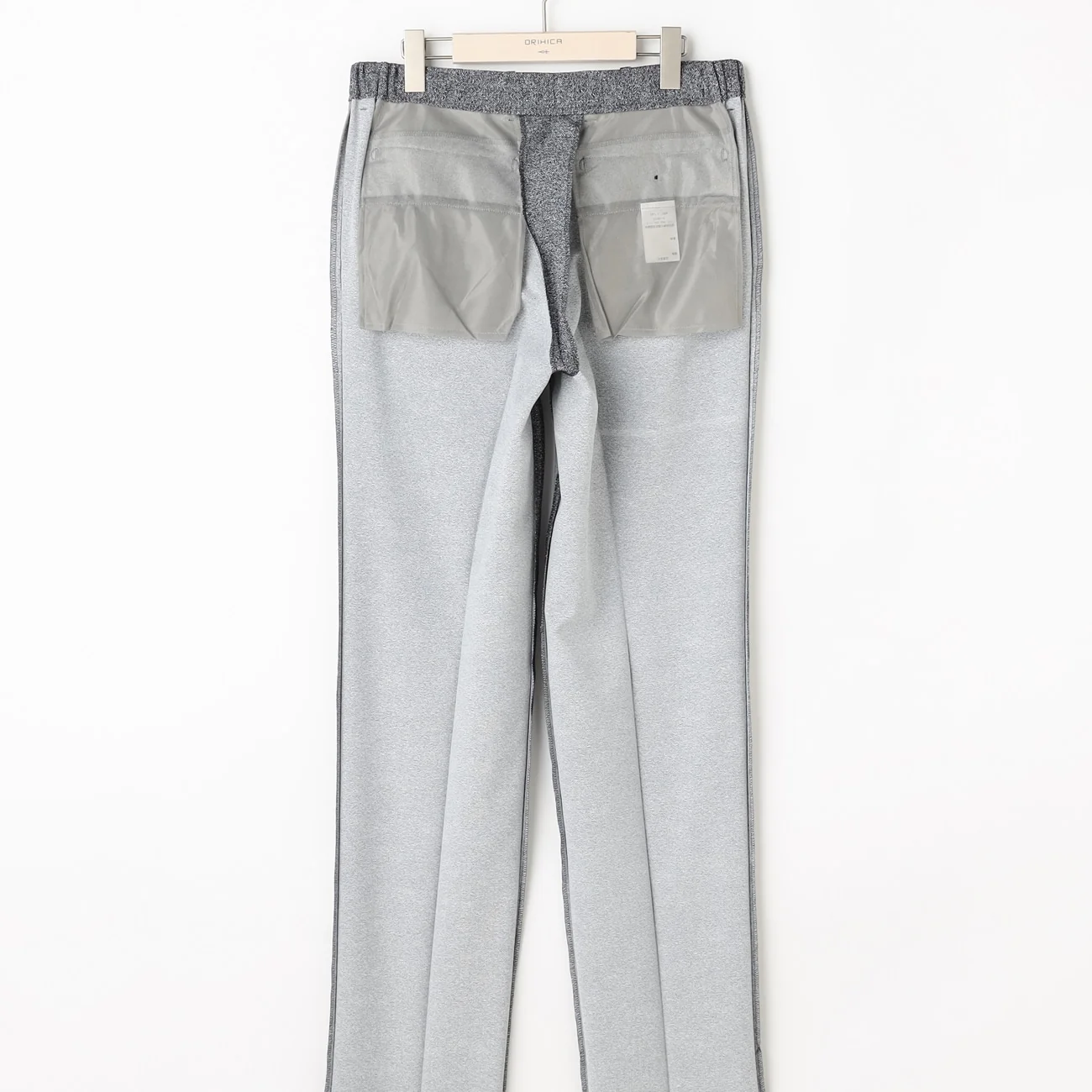 Business Casual High-Breathability Herringbone Pants - White & Black - Image 7