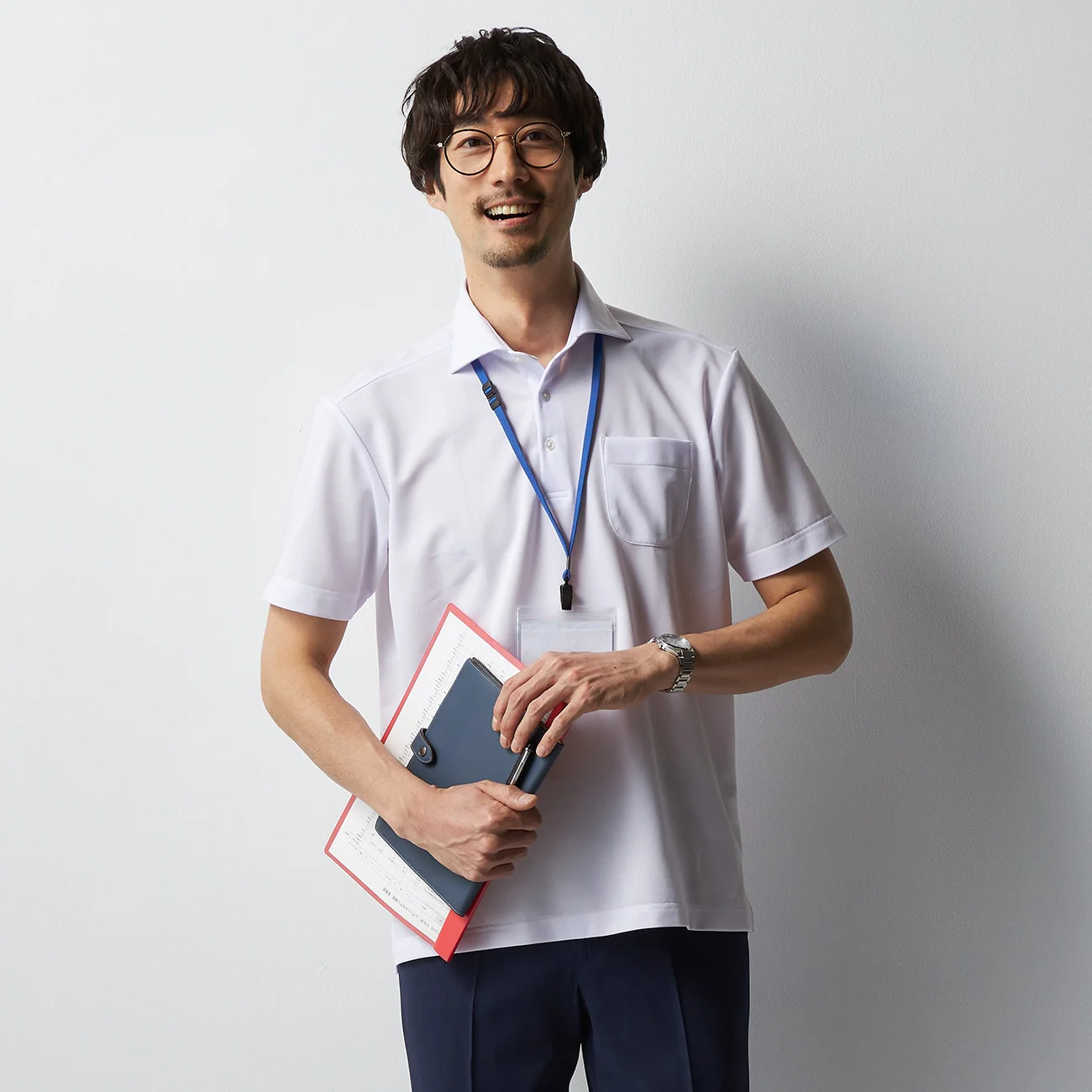 Pullover Spread Collar Polo Shirt - Image 30