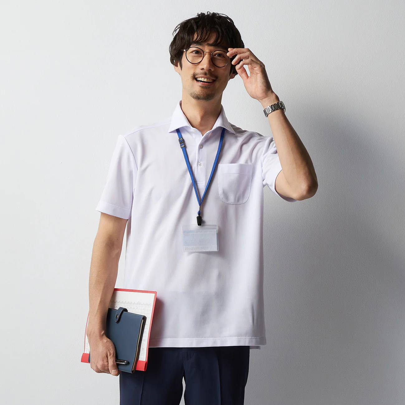 Pullover Spread Collar Polo Shirt - Image 31