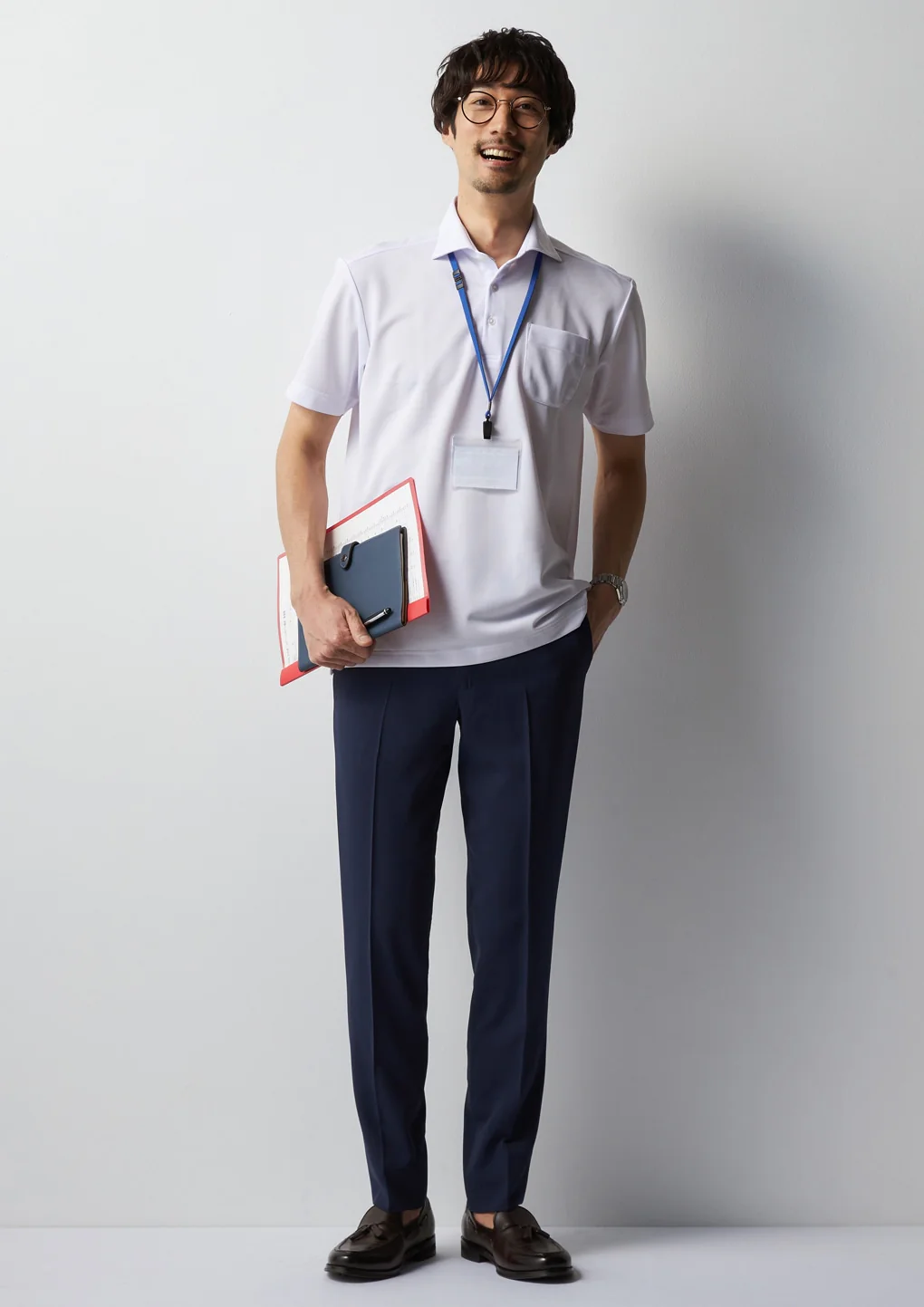 Pullover Spread Collar Polo Shirt - Image 37