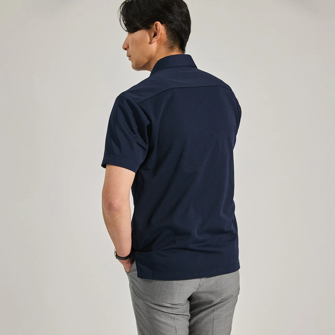 Pullover Spread Collar Polo Shirt - Image 4