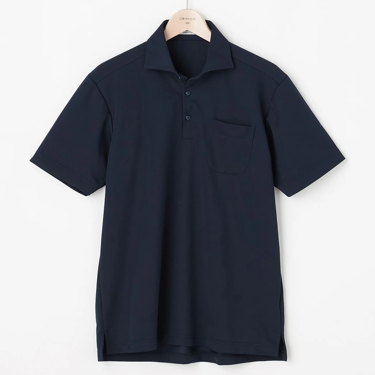 Non-Iron Spread Collar Pullover Polo Shirt - Image 5
