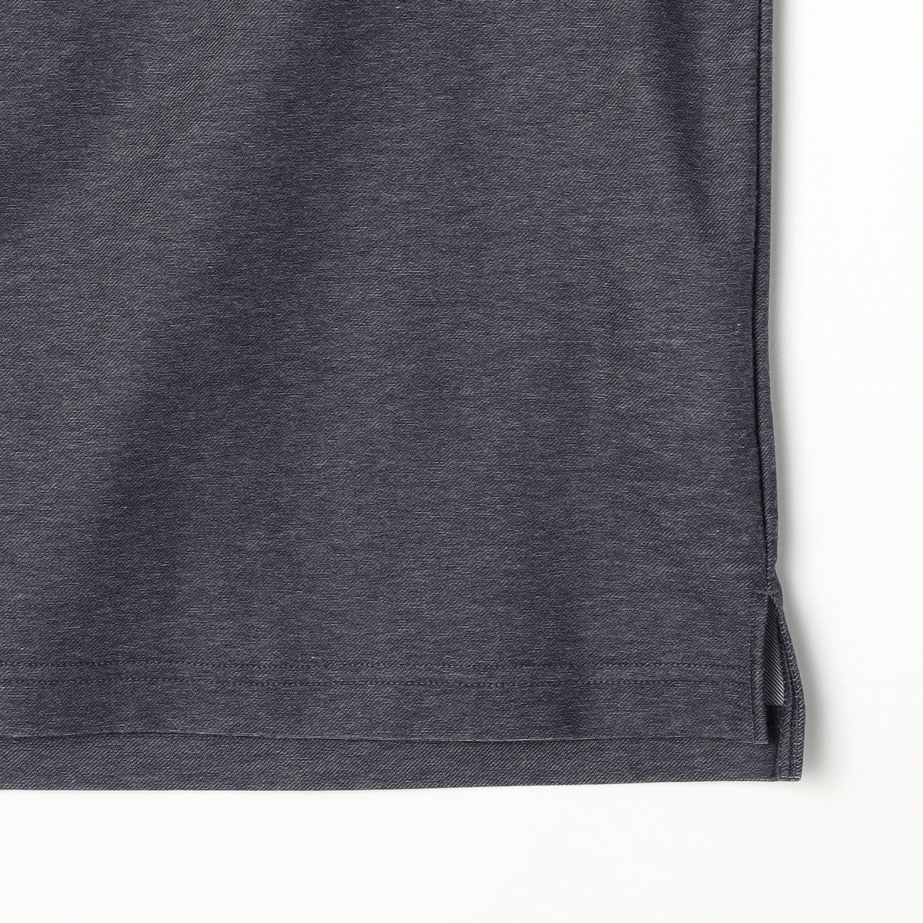 Twill Button-Down Polo Shirt - Navy - Image 9