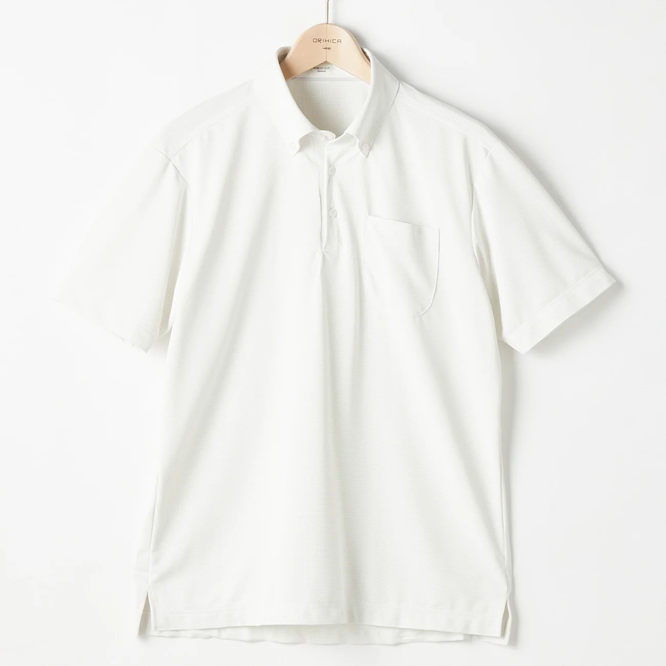 DRYDRY Sashiko Button-Down Polo Shirt - Image 14