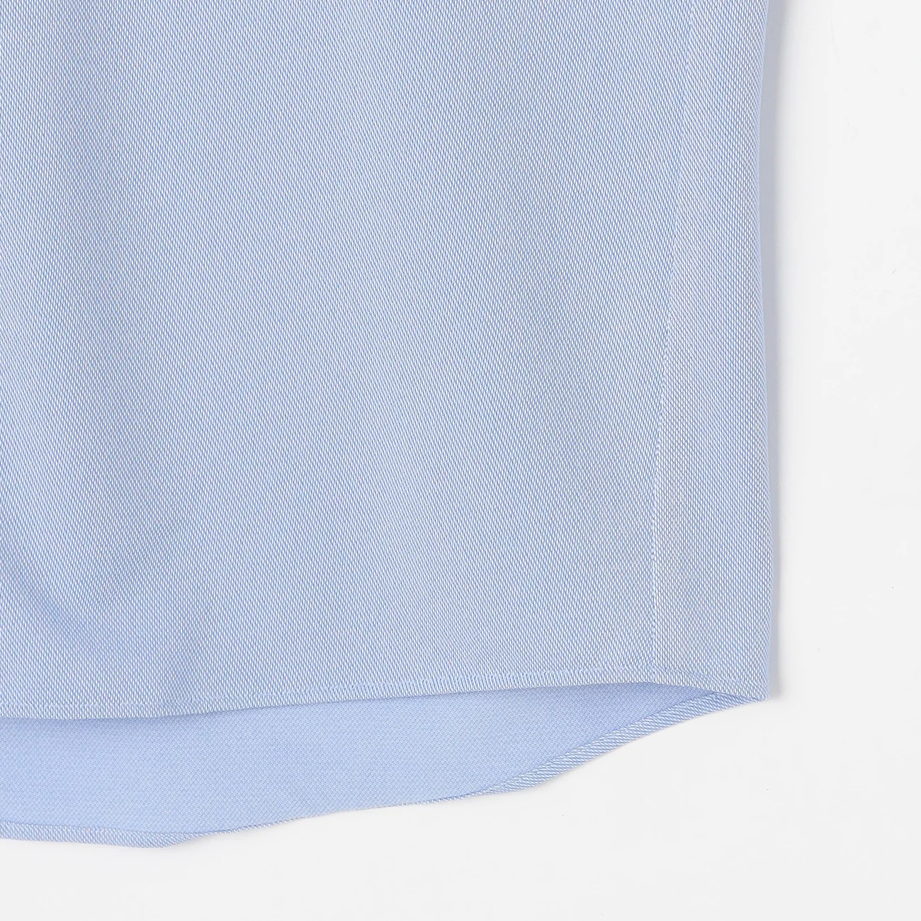 Full-Buttoned Button-Down Polo Shirt - Blue - Image 4