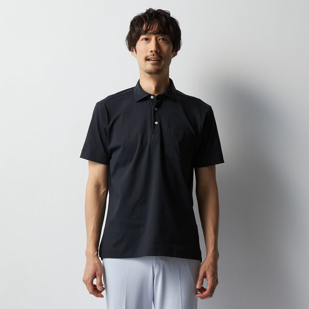 BIZSPO Pullover Smooth-Touch Polo Shirt - Image 3