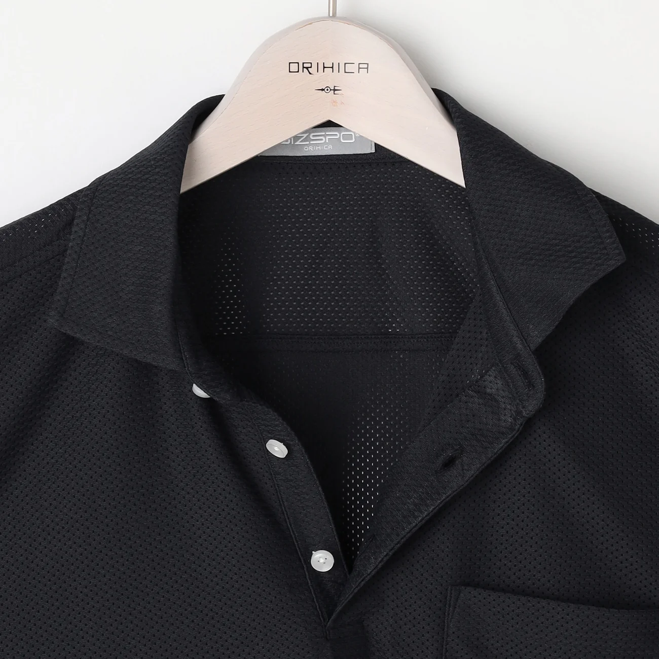 BIZSPO Mesh Pullover Polo Shirt - Image 4