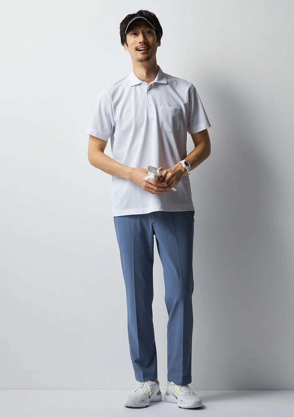 BIZSPO Mesh Pullover Polo Shirt - Image 17