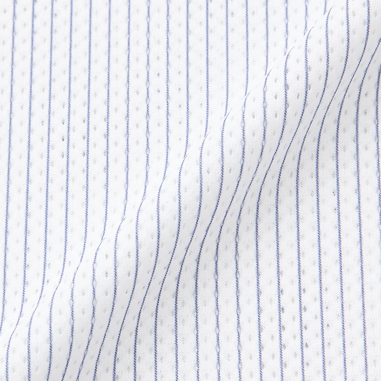 BIZSPO Striped Mesh Pullover Polo Shirt - Image 11