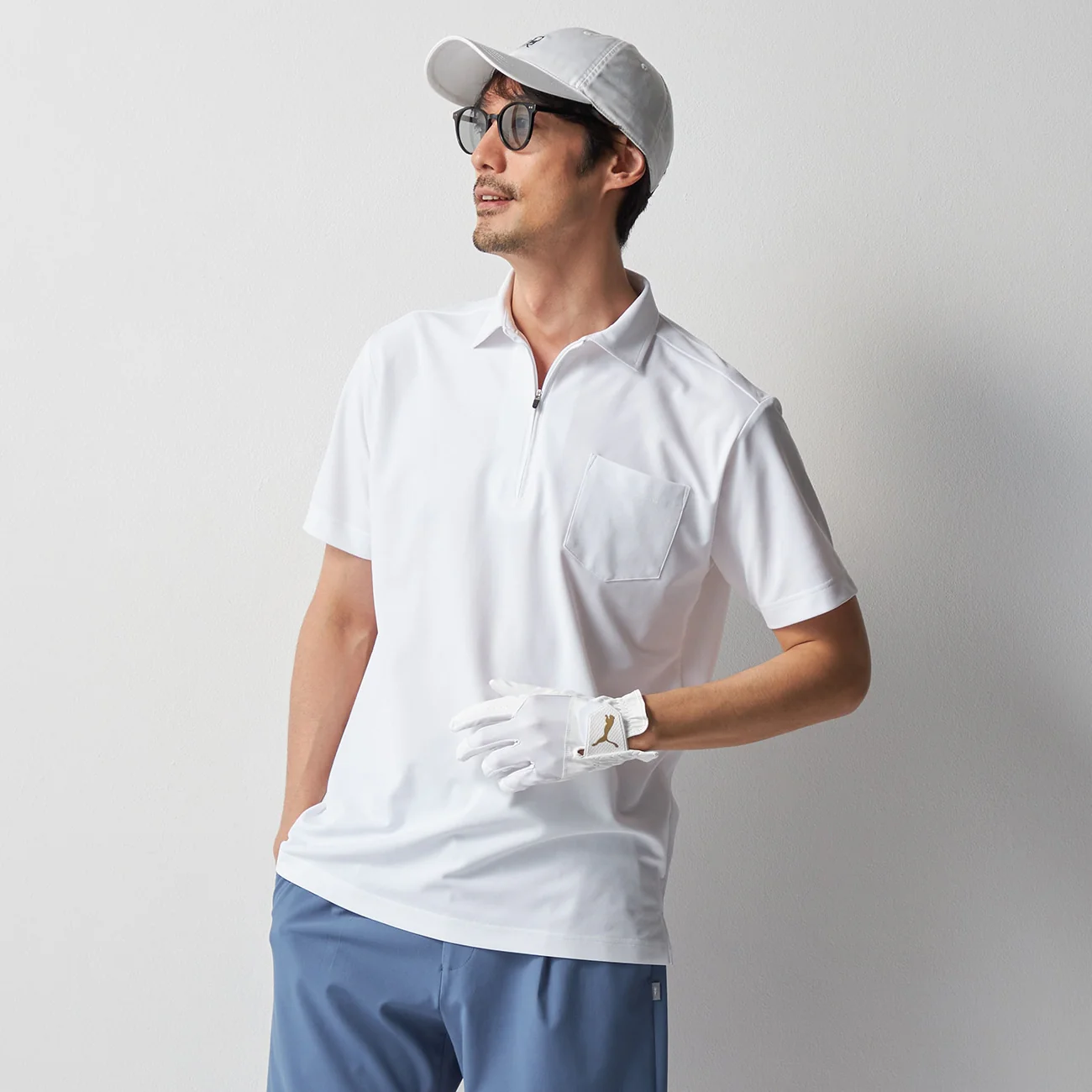 BIZSPO Half-Zip Pullover Polo Shirt - Image 9