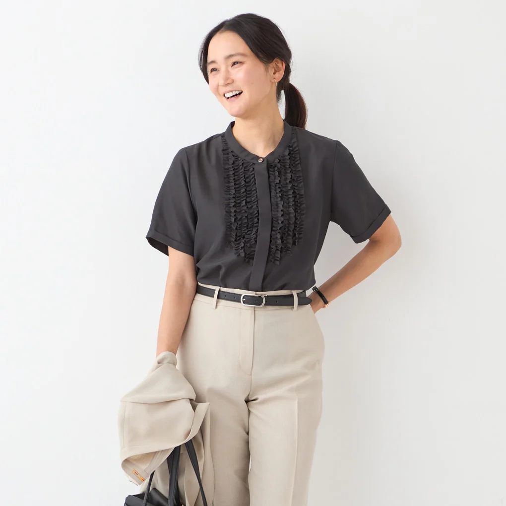 Bosom Ruffle Blouse - Image 11