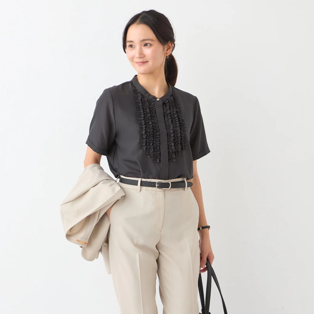 Bosom Ruffle Blouse - Image 12