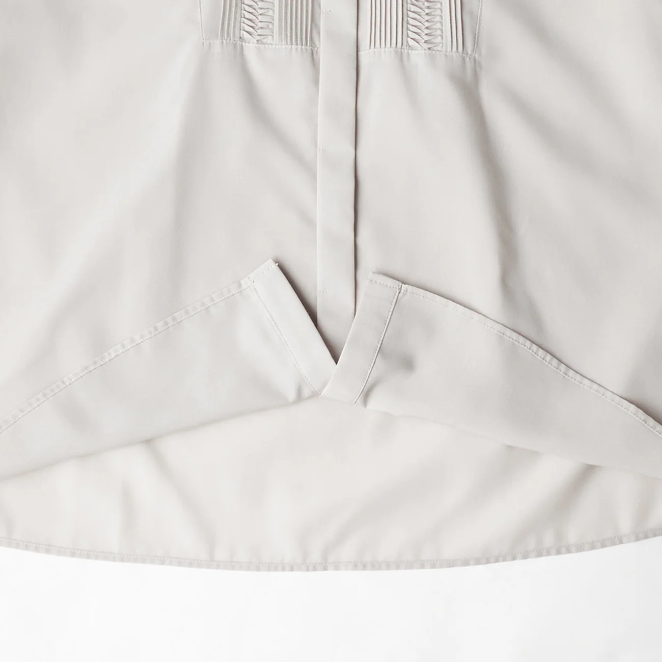 Pintuck Band Collar Blouse - Image 7