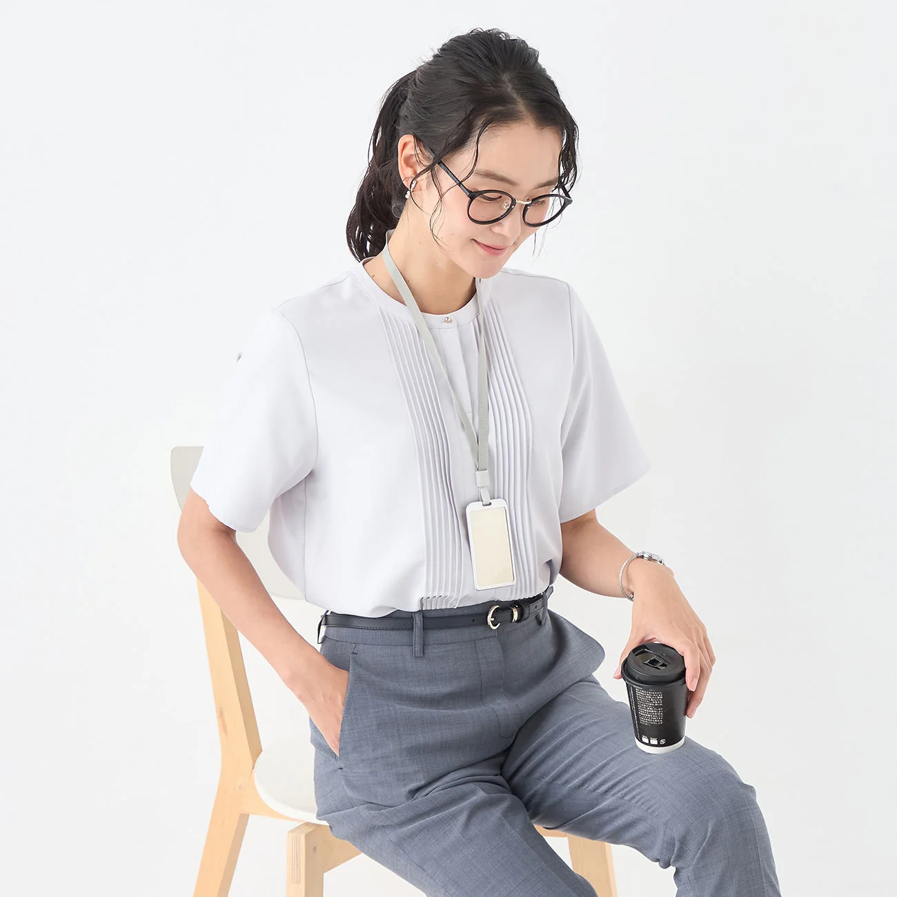 VEIL Pintuck Blouse - Image 24