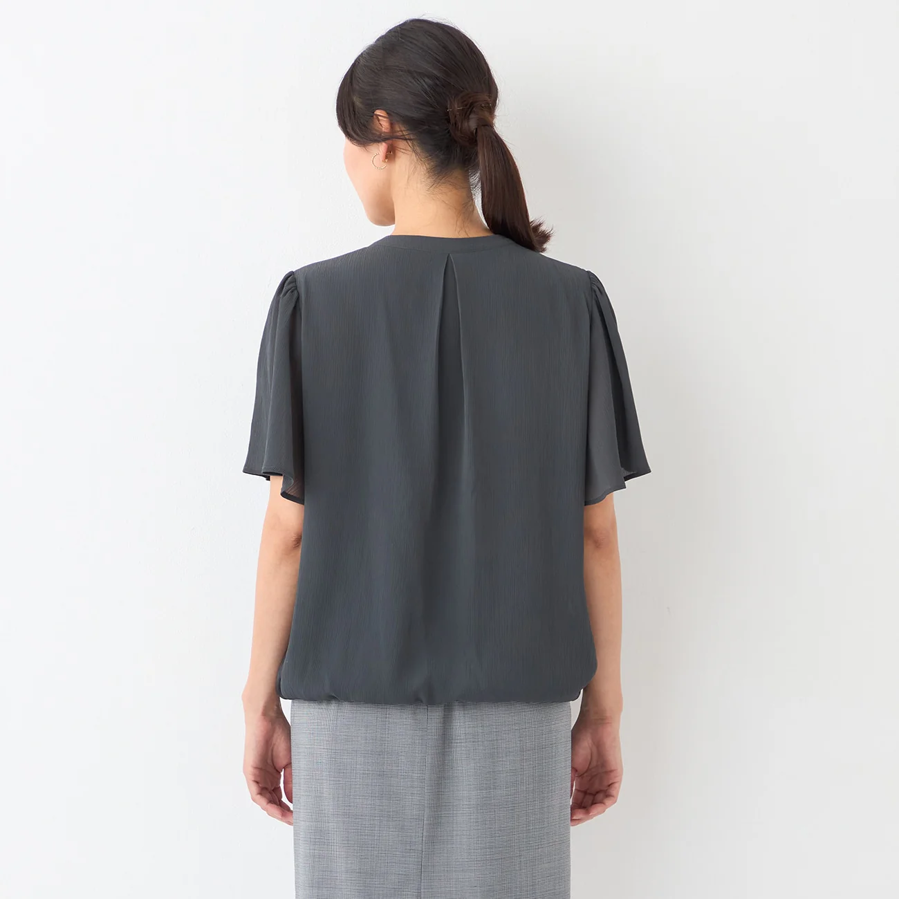 Crepe Short Sleeve Blouse - Image 13
