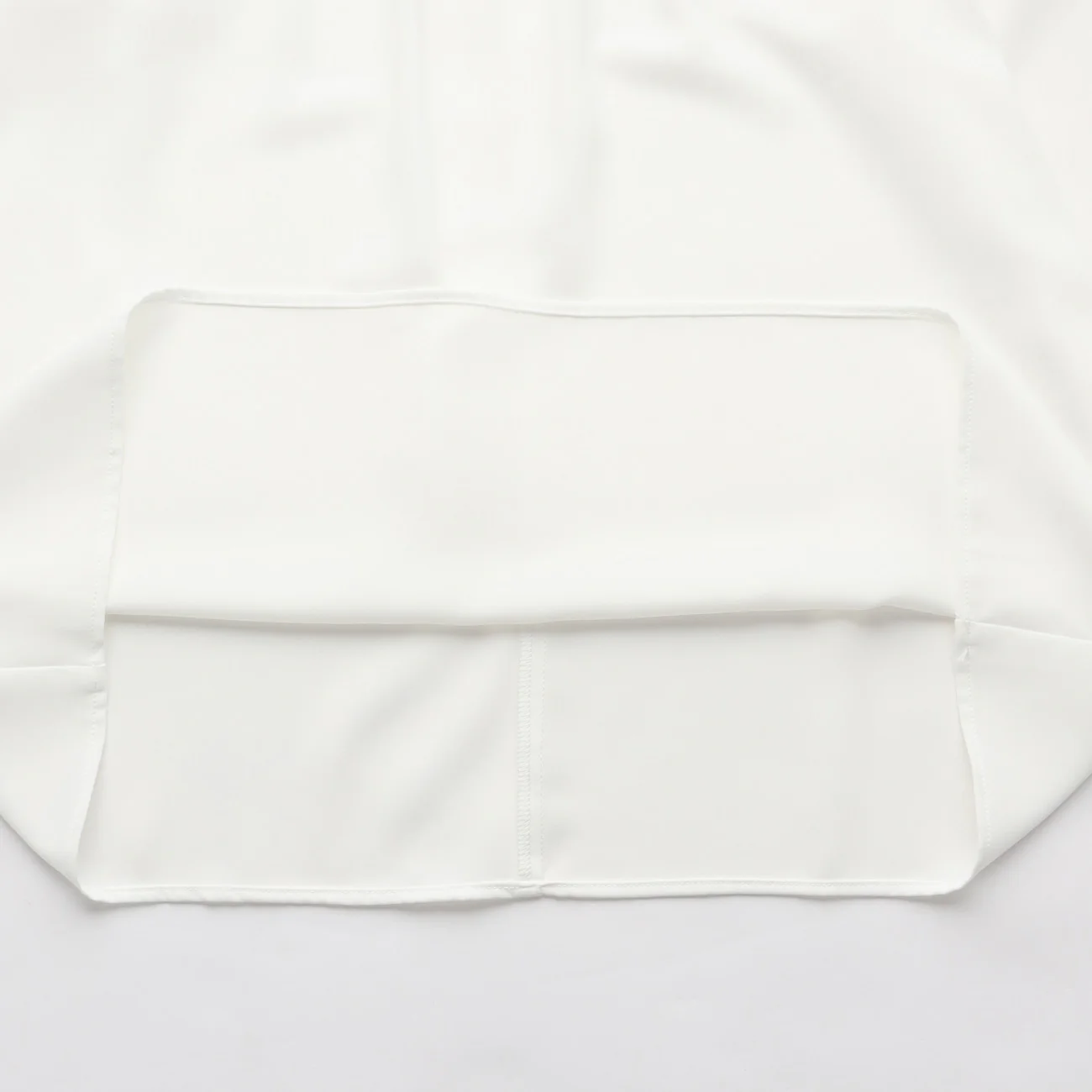 Stand Frill Blouse - White - Image 6
